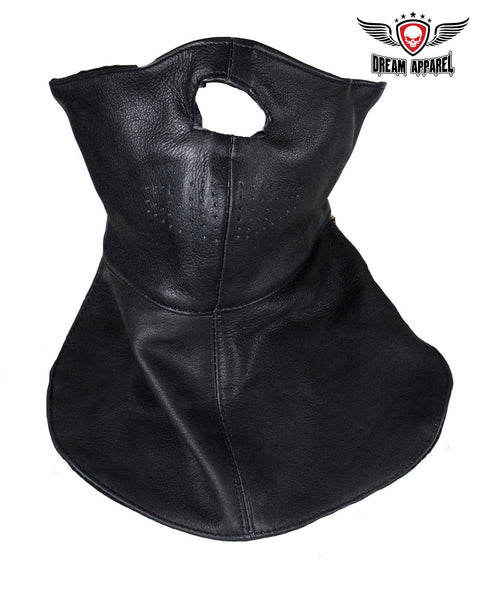 Leather Face Mask For Bikers