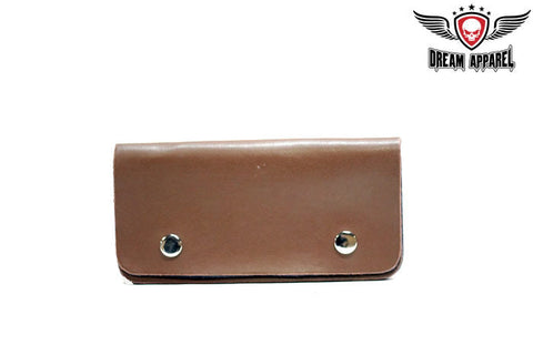 Mens Brown Biker Wallet