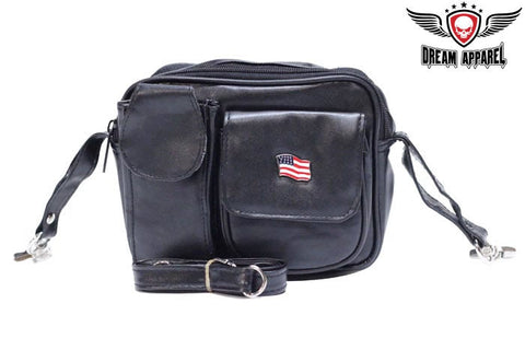 Womens PVC Bag with American Flag