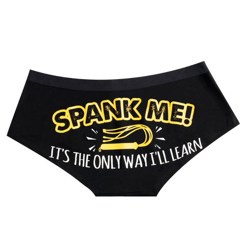 Deam Apparel SPANK ME! IT'S THE ONLY WAY I'LL LEARN Men's Underwear Boxer Low Rise Brief Underpants