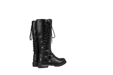 Dream Apparel® Women Biker Long Boots with Laces