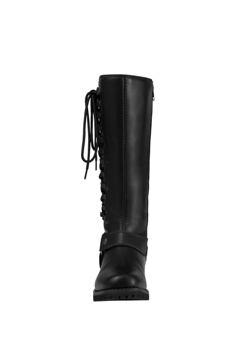 Dream Apparel® Women Biker Long Boots with Laces