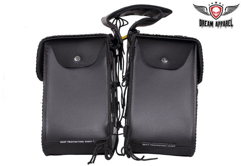 Dream Apparel Motorcycle Saddlebag With Heavy Duty Quick Release