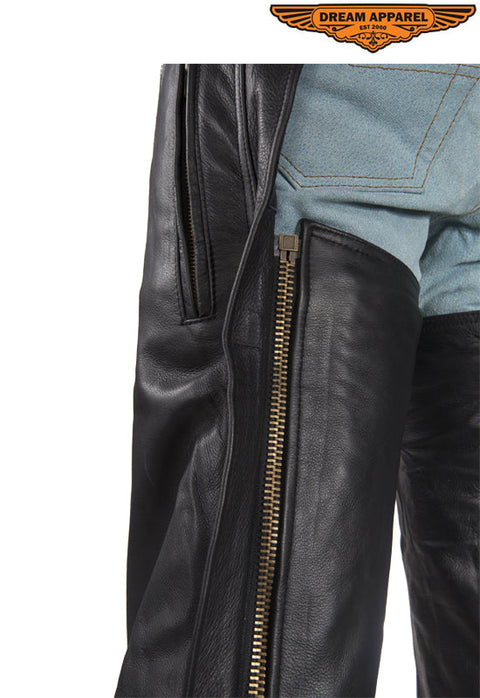 Biker Chaps With 1 Pocket