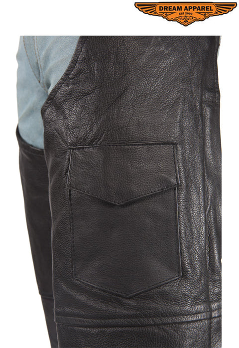 Motorcycle Leather Chaps