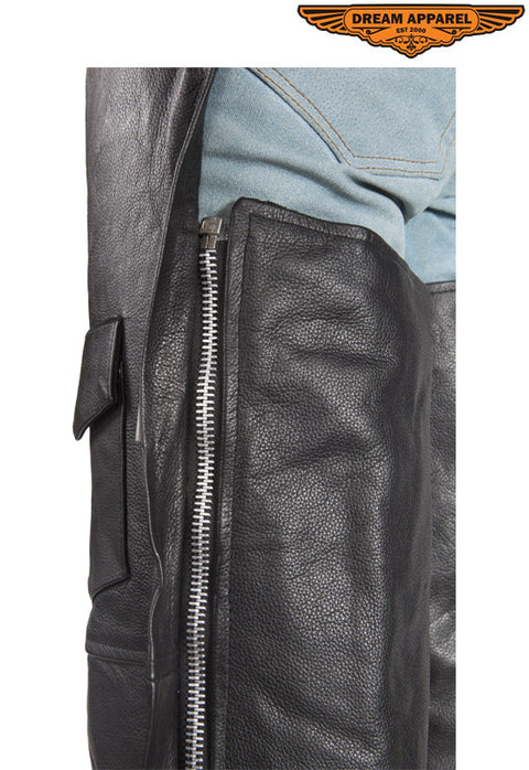 Mens Leather Chaps