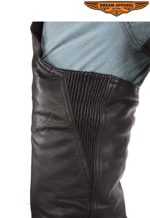 Split Cowhide Leather Chaps