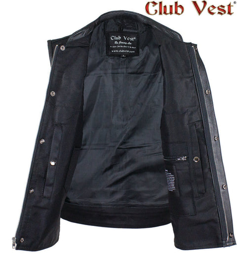 Men's Black Denim Vest by Club Vest®