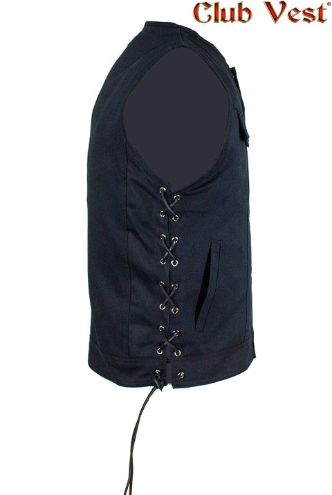 Men's Black Denim Vest by Club Vest®