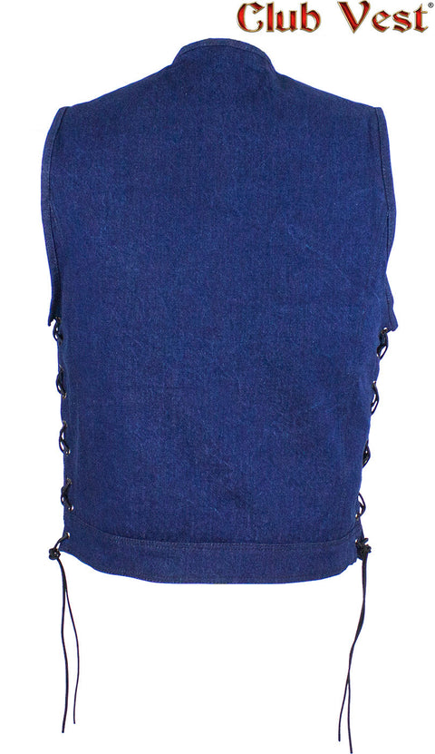 Men's Blue Denim Vest by Club Vest®