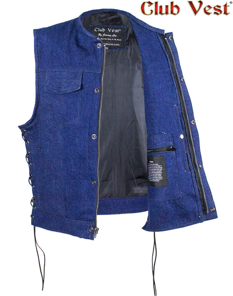 Men's Blue Denim Vest by Club Vest®