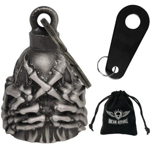 Dream Apparel Middle Finger Motorcycle Bell, Good Luck and 3-D, Light Weight, Impact Resistant