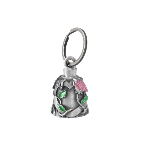 Dream Apparel Heart with Pink Rose Motorcycle Bell, for Good Luck and in 3-D, Light Weight