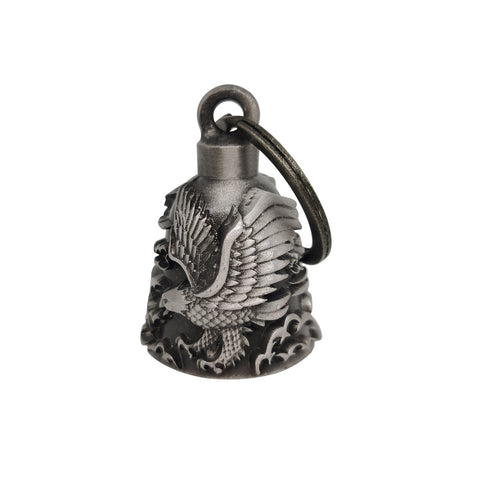 Dream Apparel Eagle Motorcycle Bell, for Good Luck and in 3-D, Light Weight, Impact Resistant