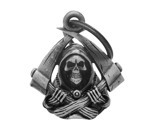 Dream Apparel Grim Reaper Motorcycle Bell Good Luck and in 3-D, Light Weight, Impact Resistant