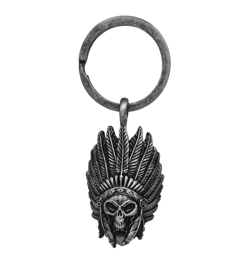 Dream Apparel Indian Skull Motorcycle Bell, for Good Luck and in 3-D, Light Weight Impact Resistant