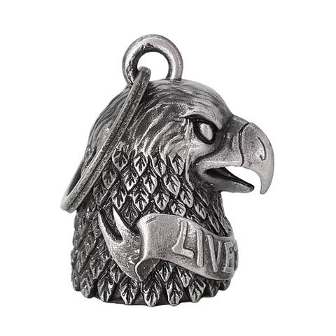 Dream Apparel Eagle Head Live To Ride Motorcycle Bell