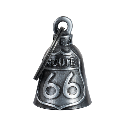 Dream Apparel ROUTE 66 Motorcycle Bell, for Good Luck and in 3-D, Light Weight Impact Resistant