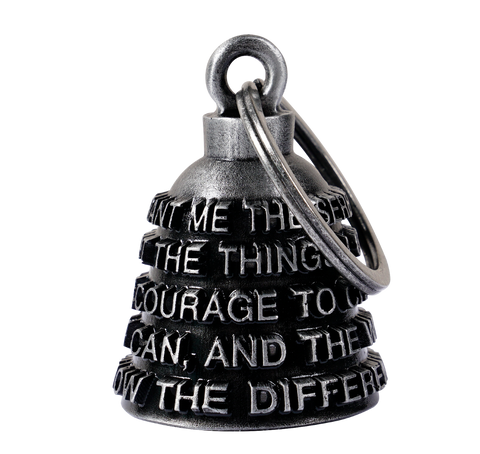 Dream Apparel God grant me the serenity Motorcycle Bell, for Good Luck in 3-D, Light Weight