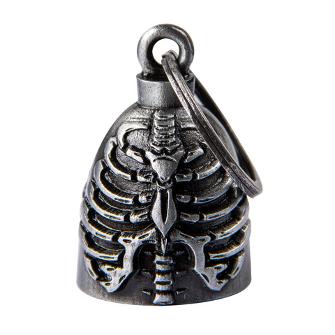 Dream Apparel Rib Cage Motorcycle Bell, for Good Luck in 3-D, Light Weight, Impact Resistant