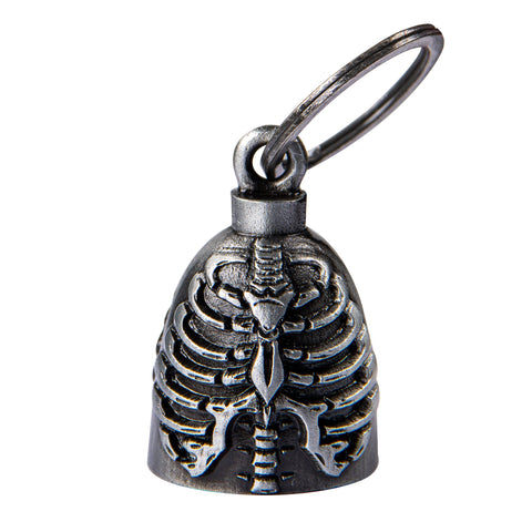 Dream Apparel Rib Cage Motorcycle Bell, for Good Luck in 3-D, Light Weight, Impact Resistant