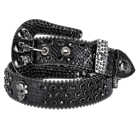 Dream Apparel Premium Strap Men Women Western Fashion Bling Bling Rhinestone Crystal Diamond Belts