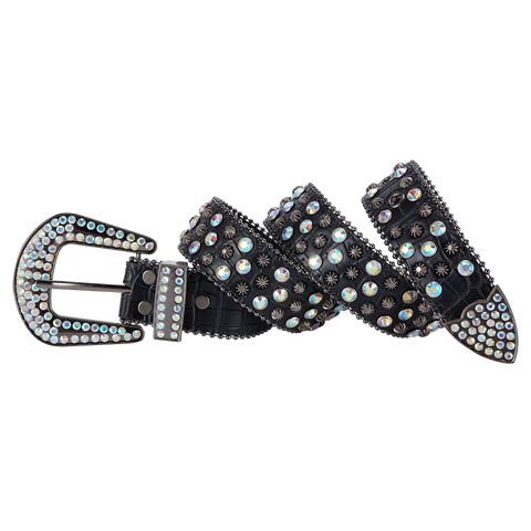 Dream Apparel's Premium Strap Men Women Western Fashion Bling Bling Rhinestones Crystal Diamond Belt