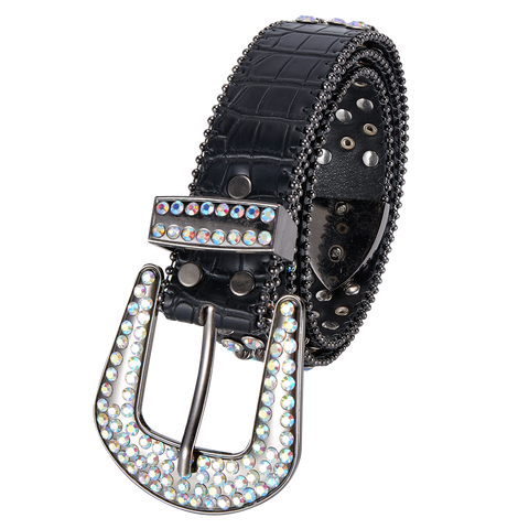 Dream Apparel's Premium Strap Men Women Western Fashion Bling Bling Rhinestones Crystal Diamond Belt