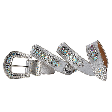 Dream Apparel Premium Strap Men Women Western Fashion Bling Bling Rhinestones Crystal Design Belts