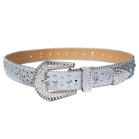 Dream Apparel Premium Straps Men Women Western Fashion Bling Bling Rhinestones Crystal Diamond Belt