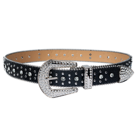 Dream Apparel Premium Straps Men Women Western Fashion Bling Bling Rhinestones Crystal Diamonds Belt