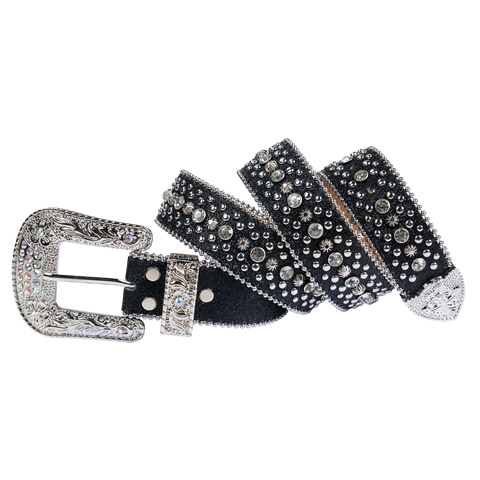 Dream Apparel Premium Strap Men Women Bling Bling Rhinestones Crystal Diamond Belts