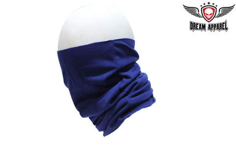 Motorcycle Blue Half Face Mask