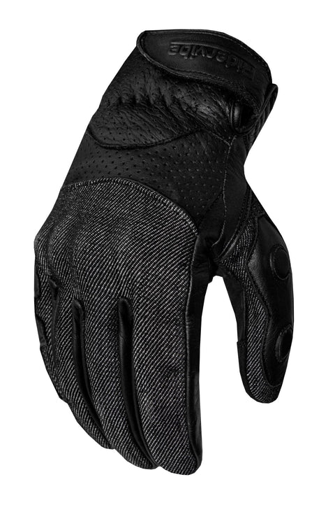 Dream Apparel Leather and Denim combination gloves