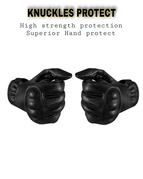 Dream Apparel Black Motorcycle riding Gloves