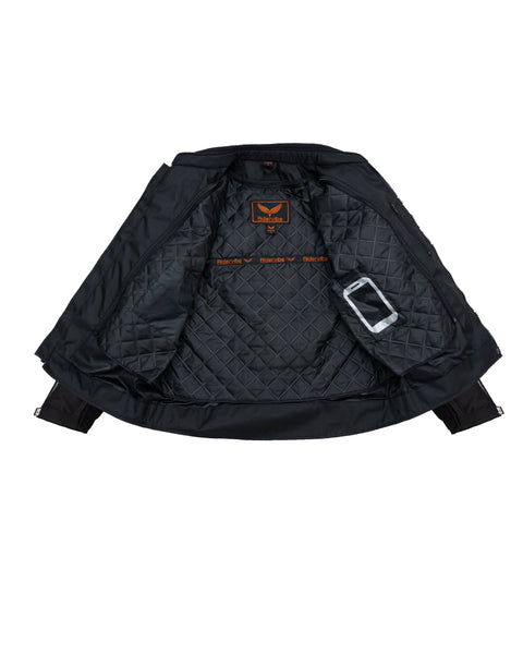 Dream Apparel Men's CE Armored Nylon & Mesh Motorcycle Neon and Black Waterproof Biker Jackets