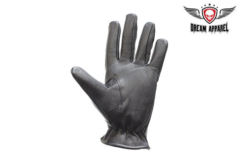 Leather Driving Gloves With Zipper