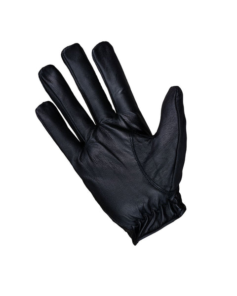 Leather Full Finger Gloves With Velcro & Airvents