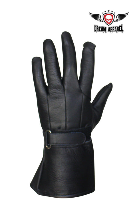 Full Finger Deer Skin Motorcycle Gloves