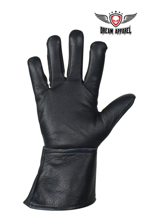 Full Finger Deer Skin Motorcycle Gloves