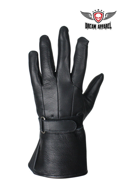 Full Finger Deer Skin Motorcycle Gloves