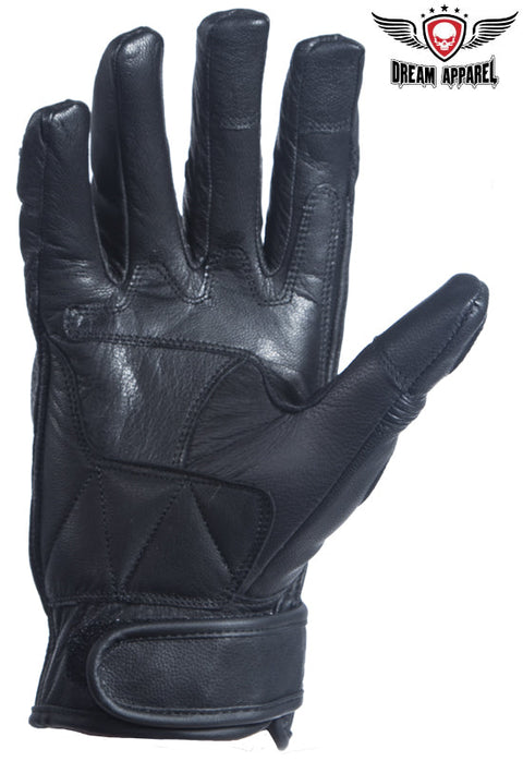 Men's Premium Leather Hard Knuckle Glove