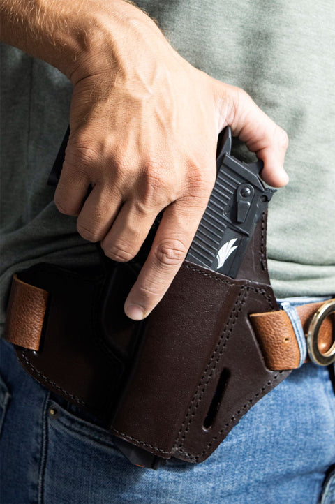 Brown Gun Holster - Heavy Duty