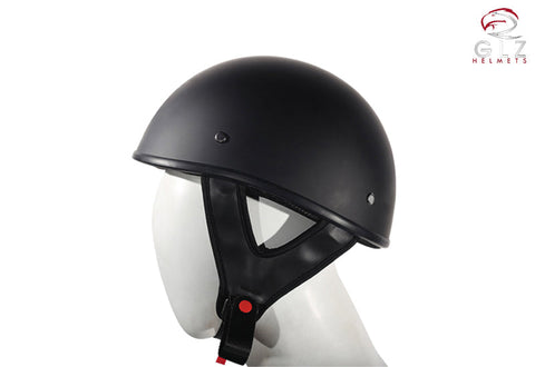 Flat Black DOT Approved Motorcycle Helmet