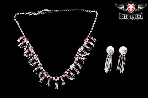 Womens Necklace With Earrings