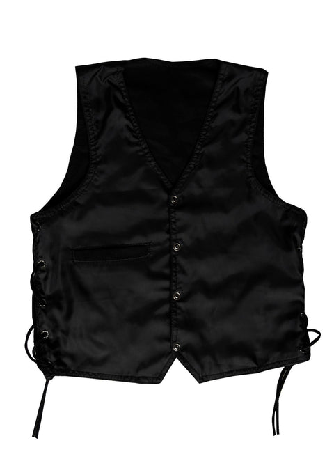 Kid's Black Denim Vest