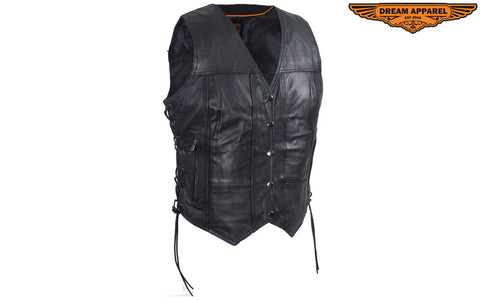 Black Gun Pocket Vest with Purple Butterfly