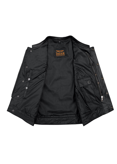 Ladies Motorcycle Leather CLUB VEST Butter Soft Thick Leather