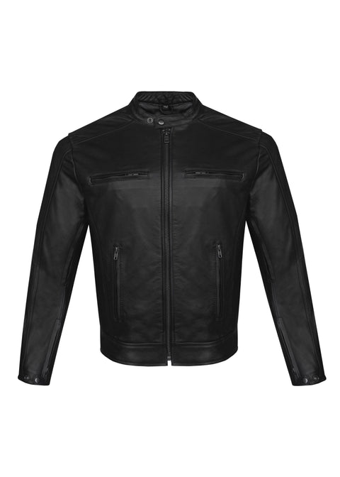 Dream Apparel Mens Leather Jacket, Z/O lining