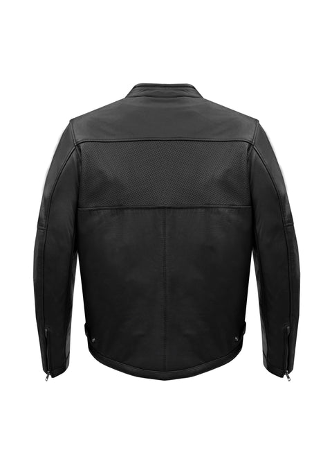 Dream Apparel Men's Leather Motorcycle Jacket